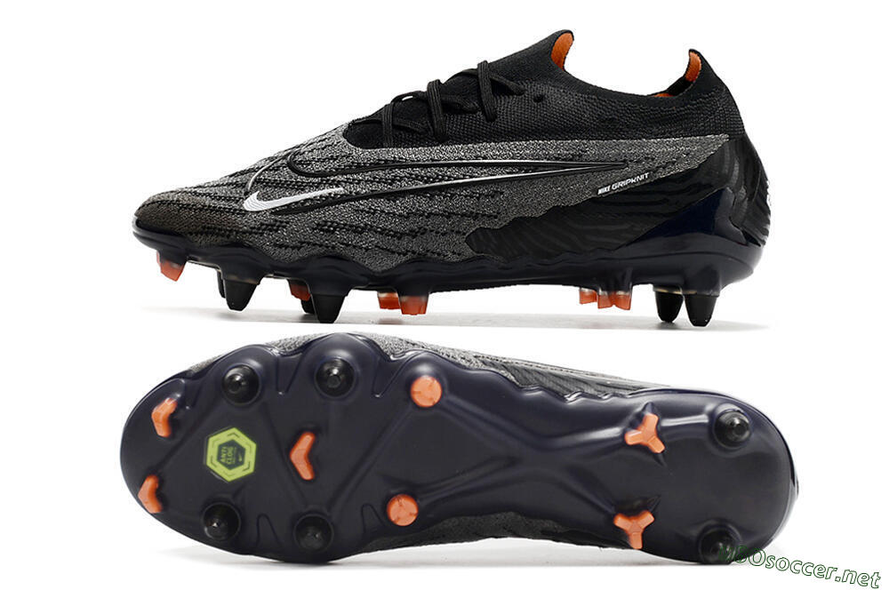 Men's Nike Phantom GX Elite SG Football Boots - Black/Grey/White 1