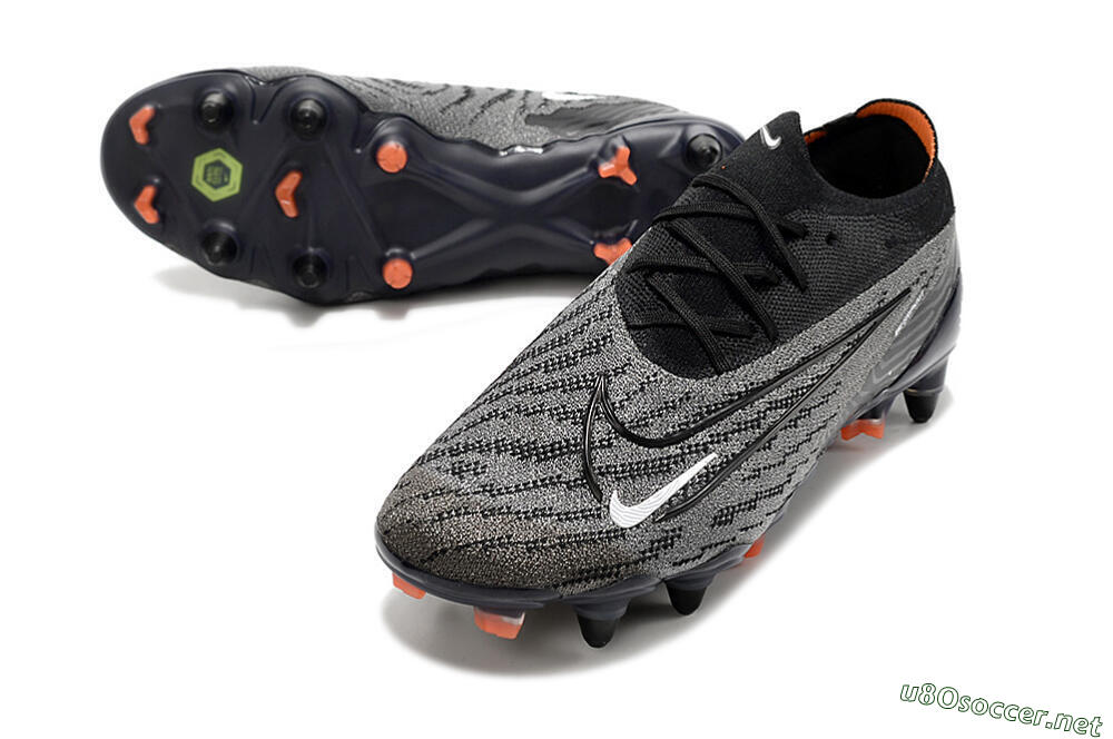 Men's Nike Phantom GX Elite SG Football Boots - Black/Grey/White 3
