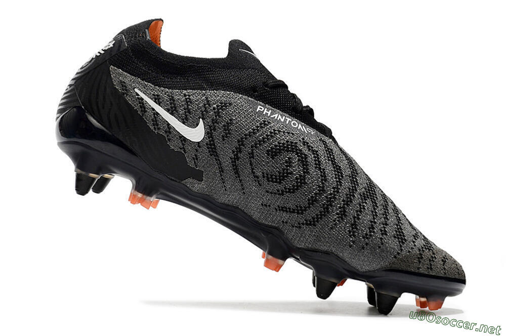 Men's Nike Phantom GX Elite SG Football Boots - Black/Grey/White 5