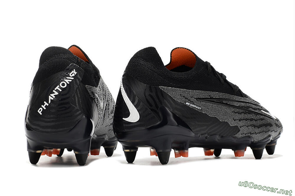 Men's Nike Phantom GX Elite SG Football Boots - Black/Grey/White 6