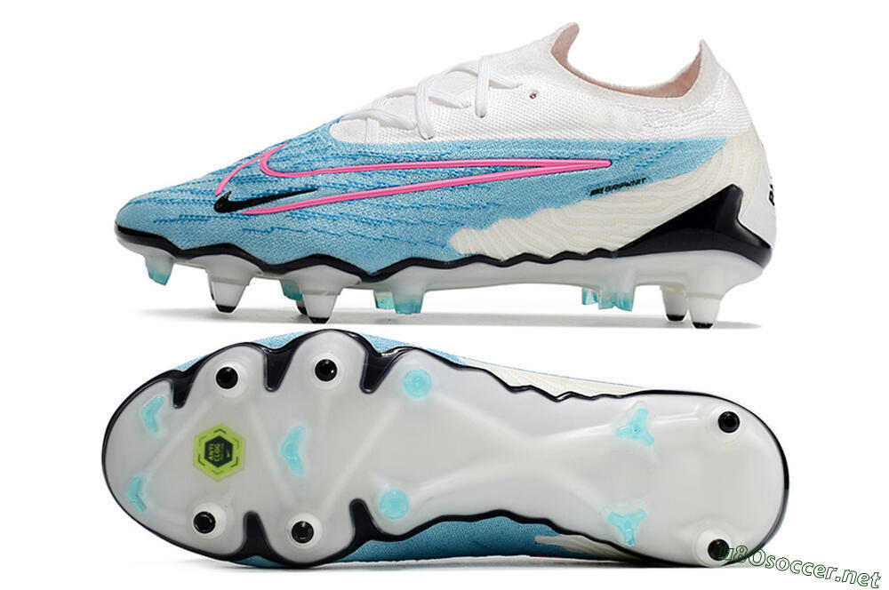 Men's Nike Phantom GX Elite SG Football Boots - Blue/White/Pink 1