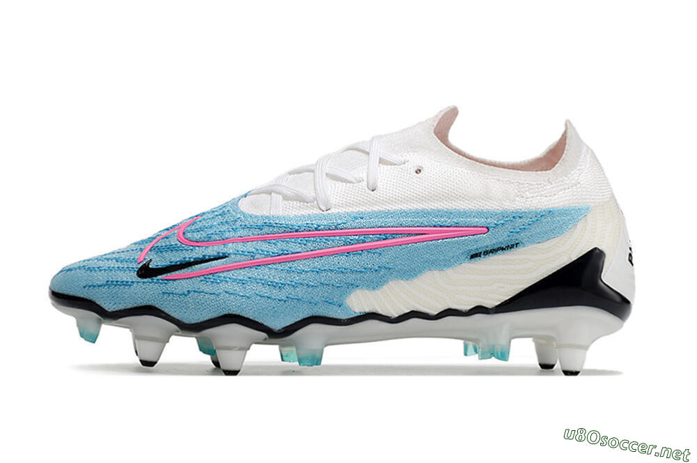 Men's Nike Phantom GX Elite SG Football Boots - Blue/White/Pink 0