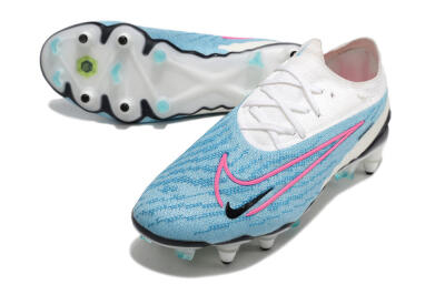Men's Nike Phantom GX Elite SG Football Boots - Blue/White/Pink