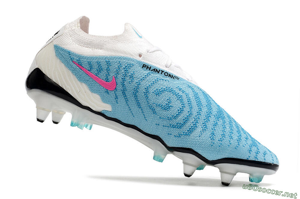 Men's Nike Phantom GX Elite SG Football Boots - Blue/White/Pink 4