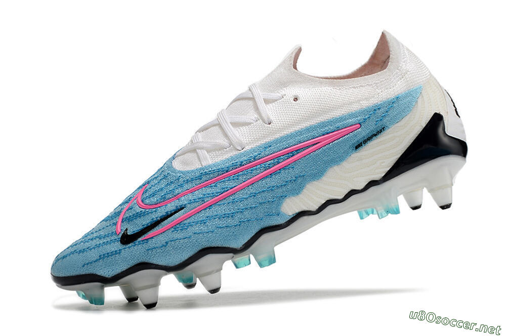 Men's Nike Phantom GX Elite SG Football Boots - Blue/White/Pink 5