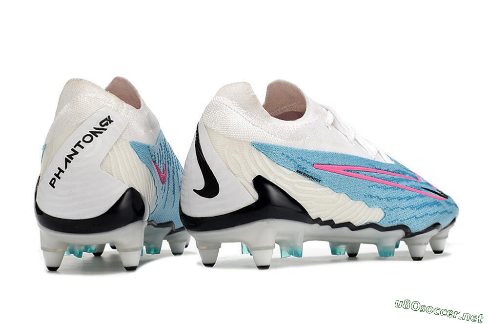 Men's Nike Phantom GX Elite SG Football Boots - Blue/White/Pink 6