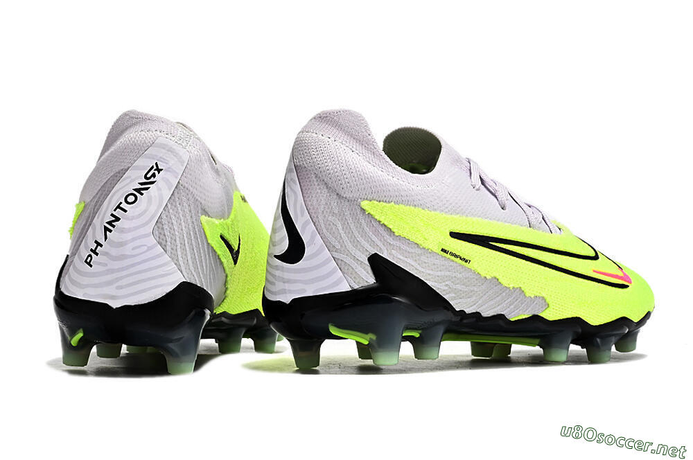 Men's Nike Phantom GX Elite AG Football Boots - Grey/Yellow/Black 6