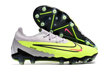 Men's Nike Phantom GX Elite AG Football Boots - Grey/Yellow/Black