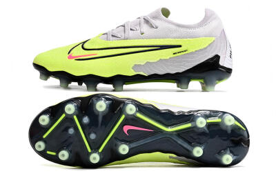 Men's Nike Phantom GX Elite AG Football Boots - Grey/Yellow/Black