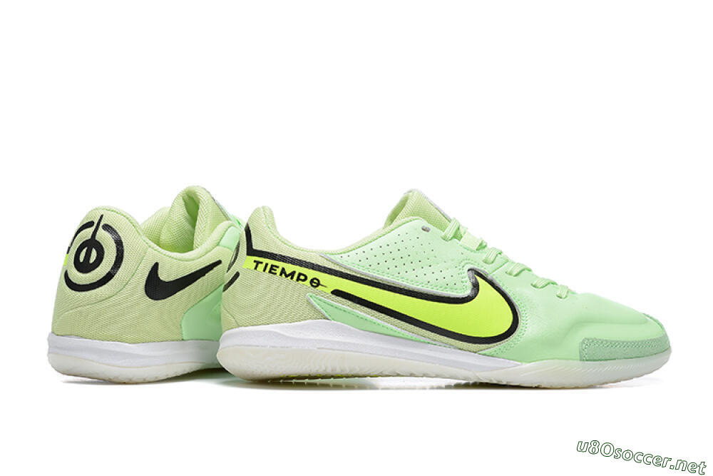 Men's Nike Tiempo Legend 9 IC Football Shoes - Green/Black 6