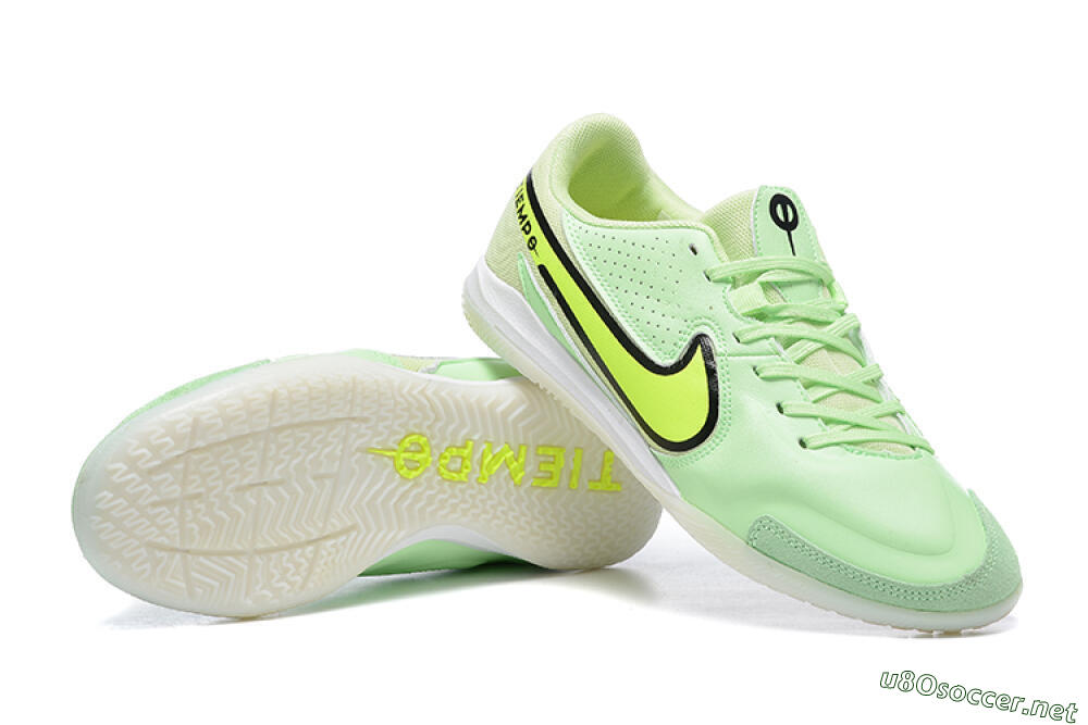 Men's Nike Tiempo Legend 9 IC Football Shoes - Green/Black 1