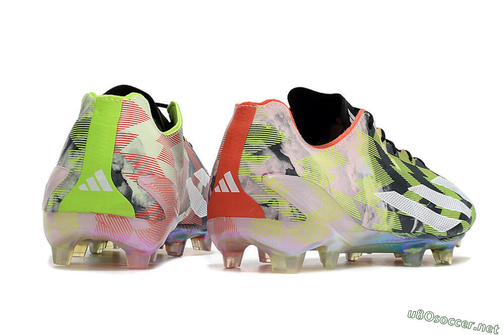 Men's Adidas X Crazyfast Limited Edition FG Football Boots - White/Yellow/Orange/Black 6