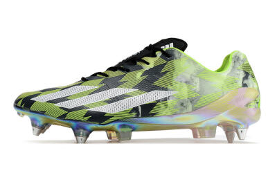 Men's Adidas X Crazyfast Limited Edition SG Football Boots - White/Yellow/Orange/Black