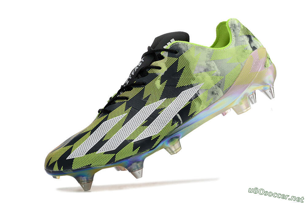Men's Adidas X Crazyfast Limited Edition SG Football Boots - White/Yellow/Orange/Black 4