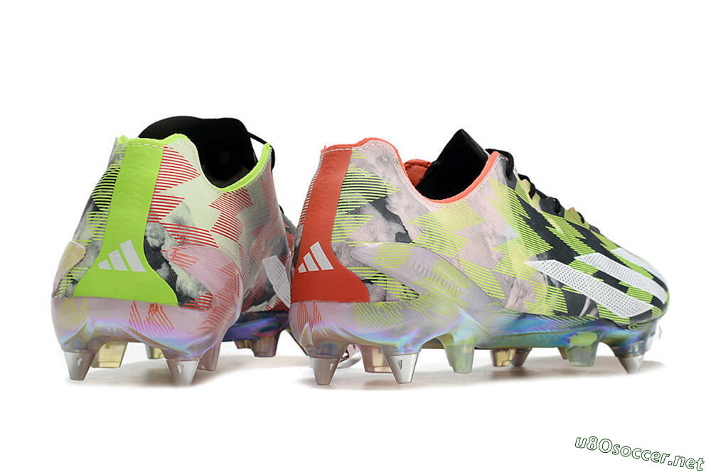Men's Adidas X Crazyfast Limited Edition SG Football Boots - White/Yellow/Orange/Black 6