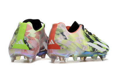 Men's Adidas X Crazyfast Limited Edition SG Football Boots - White/Yellow/Orange/Black