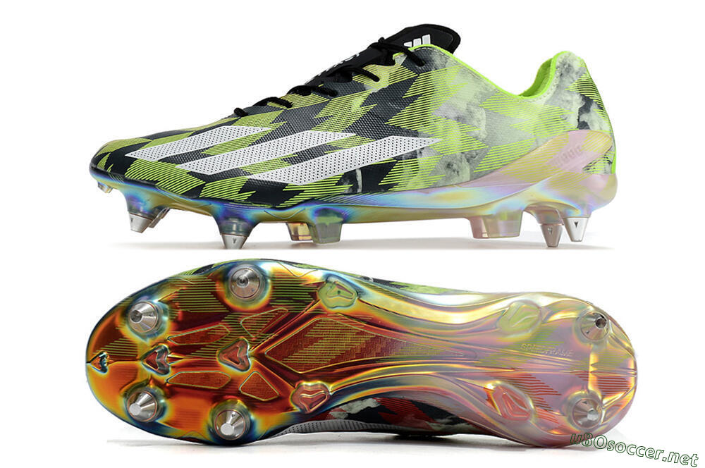 Men's Adidas X Crazyfast Limited Edition SG Football Boots - White/Yellow/Orange/Black 1
