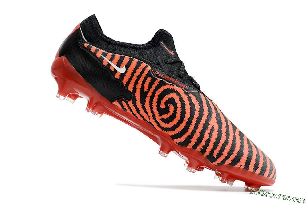 Men's Nike React Phantom GX Academy FG Football Boots - Red/Black/White 4