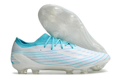 Men's Adidas X Speedportal.1 TF Football Boots - White/Blue