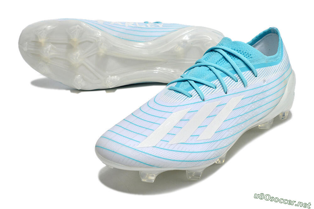 Men's Adidas X Speedportal.1 TF Football Boots - White/Blue 3
