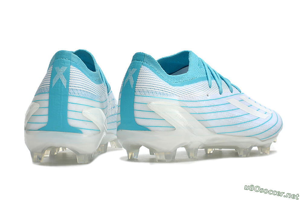 Men's Adidas X Speedportal.1 TF Football Boots - White/Blue 6