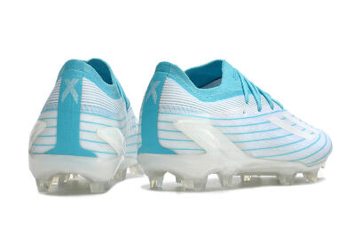 Men's Adidas X Speedportal.1 TF Football Boots - White/Blue