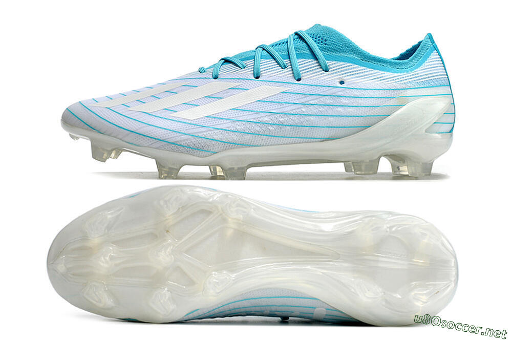 Men's Adidas X Speedportal.1 TF Football Boots - White/Blue 1