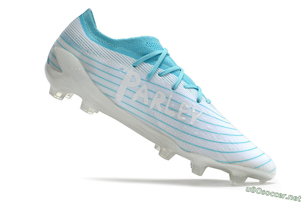 Men's Adidas X Speedportal.1 TF Football Boots - White/Blue 4