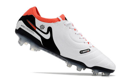Men's Nike Tiempo Legend 10 Elite FG Football Boots - White/Black/Red