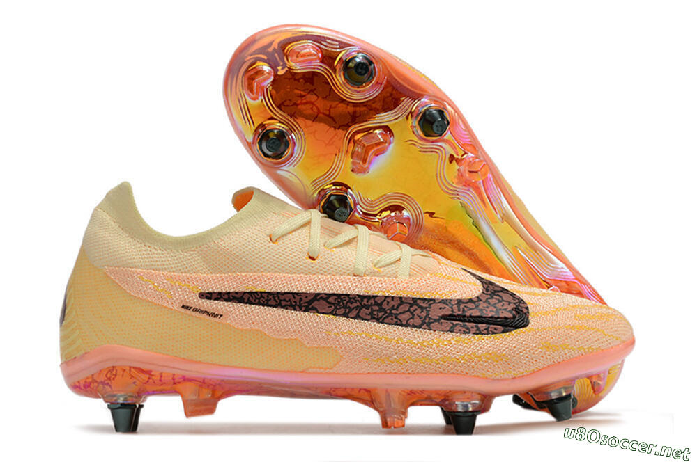 Men's Nike Phantom GX Elite SG Football Boots - Yellow/Black/Orange 2
