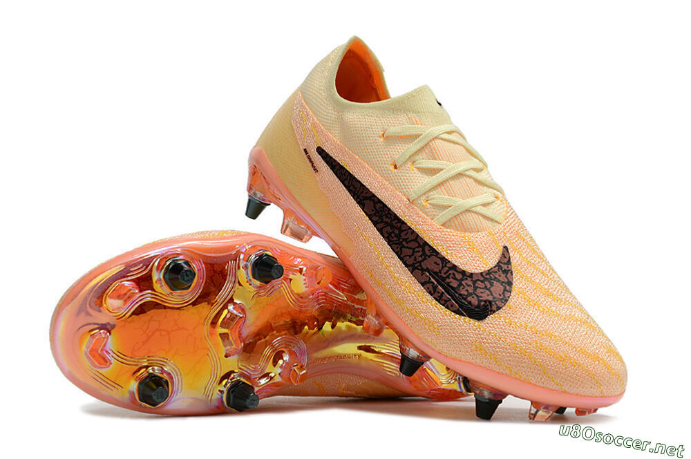 Men's Nike Phantom GX Elite SG Football Boots - Yellow/Black/Orange 3