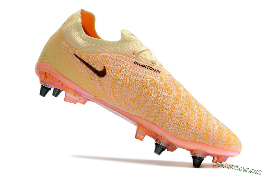 Men's Nike Phantom GX Elite SG Football Boots - Yellow/Black/Orange 4