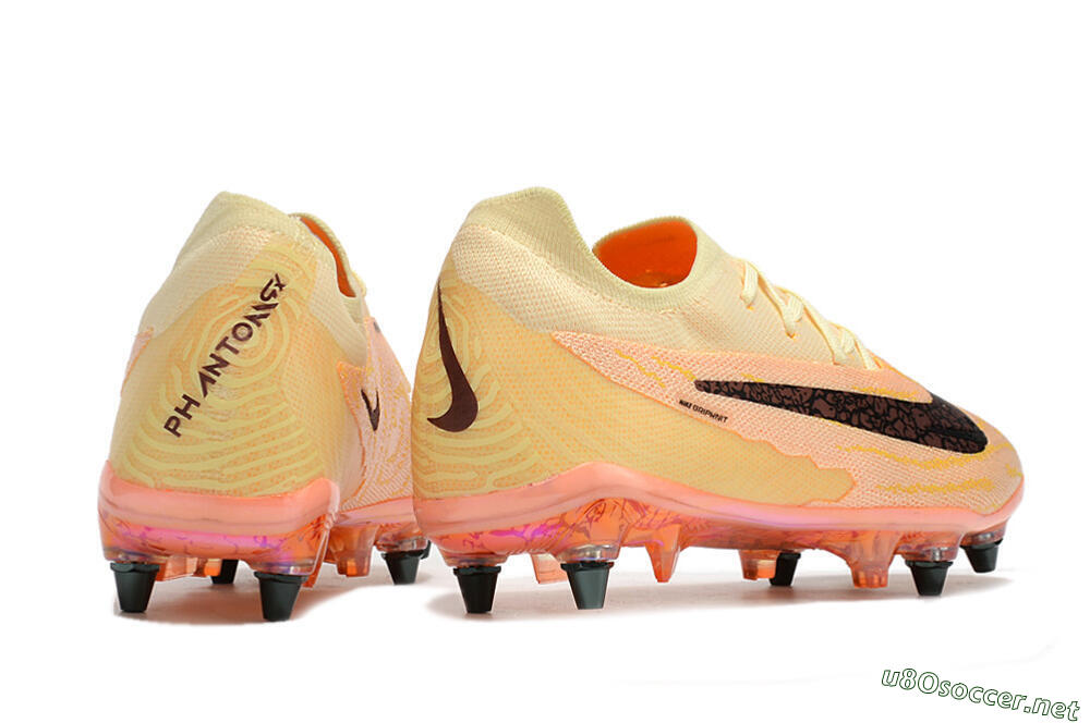 Men's Nike Phantom GX Elite SG Football Boots - Yellow/Black/Orange 6