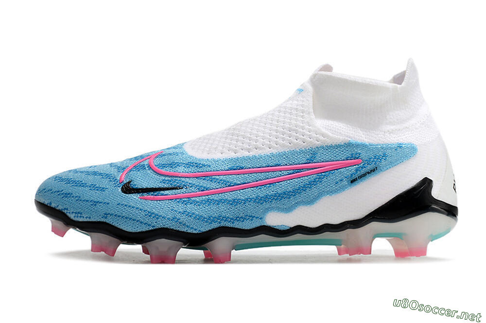 Men's Nike Phantom GX Elite DF FG Football Boots - Blue/Pink/White 0