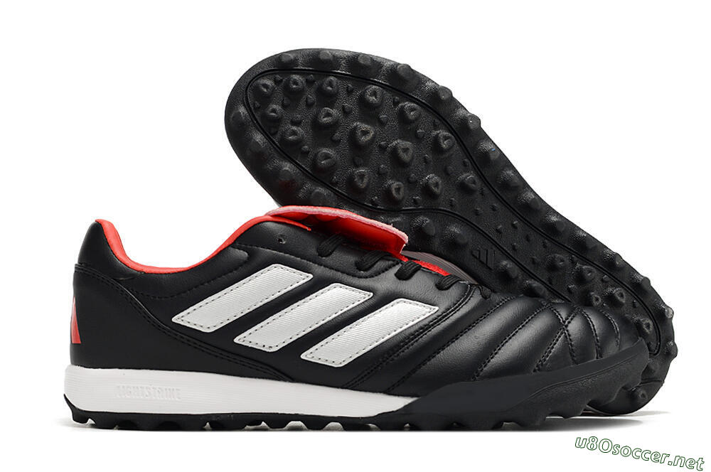 Men's Adidas Copa Gloro TF Football Shoes - Black/White 2