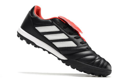 Men's Adidas Copa Gloro TF Football Shoes - Black/White