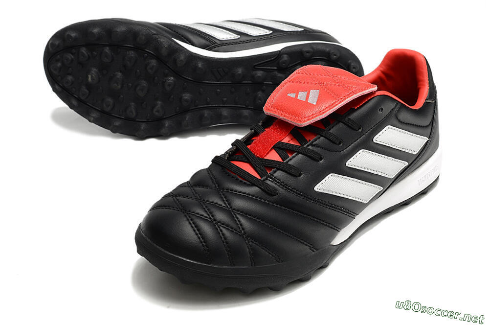 Men's Adidas Copa Gloro TF Football Shoes - Black/White 3