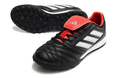 Men's Adidas Copa Gloro TF Football Shoes - Black/White