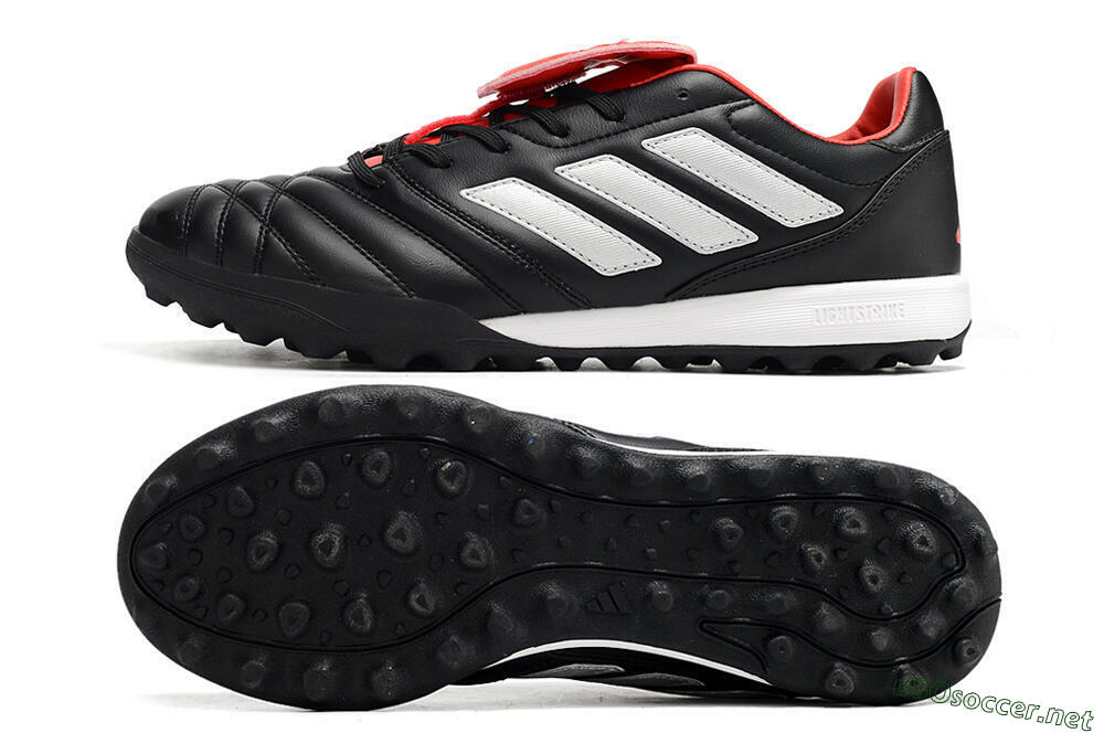 Men's Adidas Copa Gloro TF Football Shoes - Black/White 1