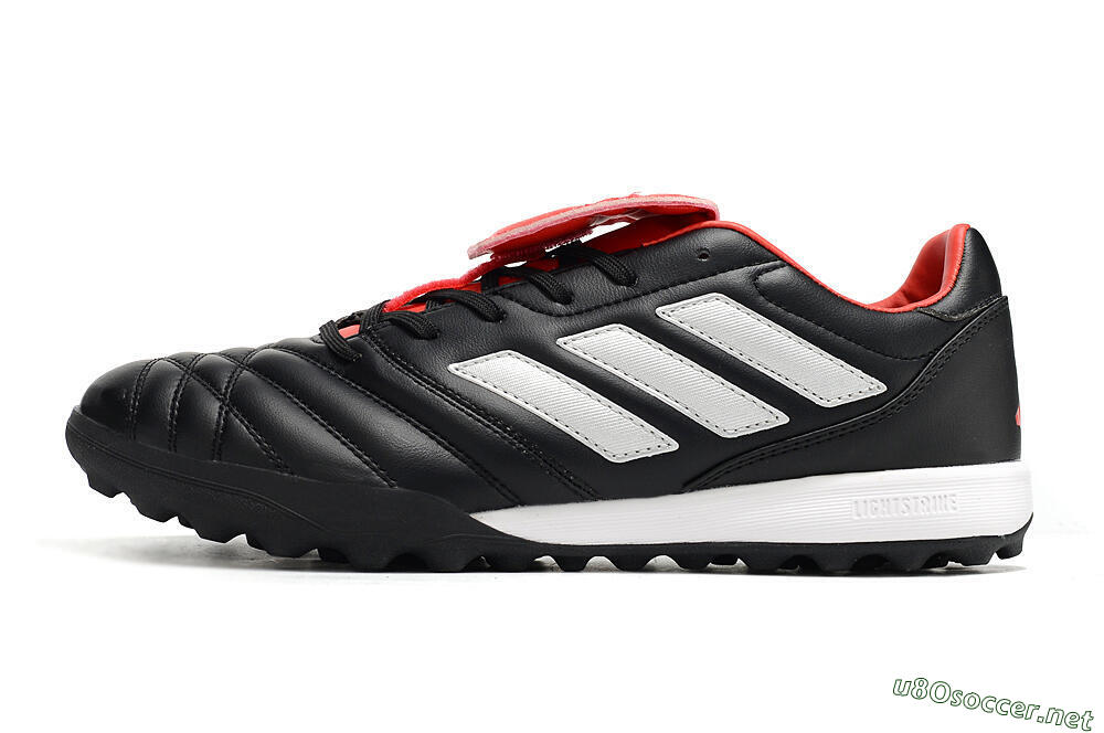 Men's Adidas Copa Gloro TF Football Shoes - Black/White 0