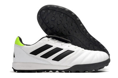 Men's Adidas Copa Gloro TF Football Shoes - White/Black/Green