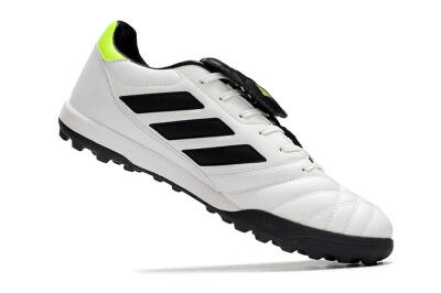Men's Adidas Copa Gloro TF Football Shoes - White/Black/Green