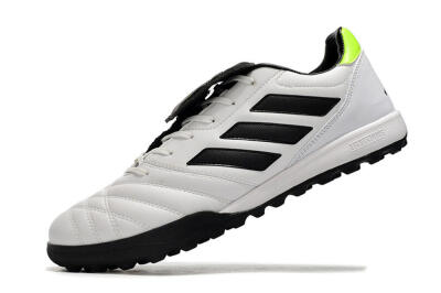 Men's Adidas Copa Gloro TF Football Shoes - White/Black/Green