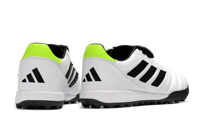Men's Adidas Copa Gloro TF Football Shoes - White/Black/Green