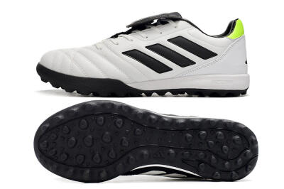 Men's Adidas Copa Gloro TF Football Shoes - White/Black/Green