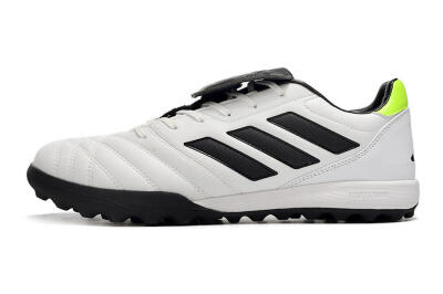 Men's Adidas Copa Gloro TF Football Shoes - White/Black/Green