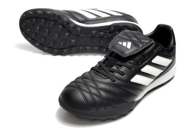Men's Adidas Copa Gloro TF Football Shoes - Black/White