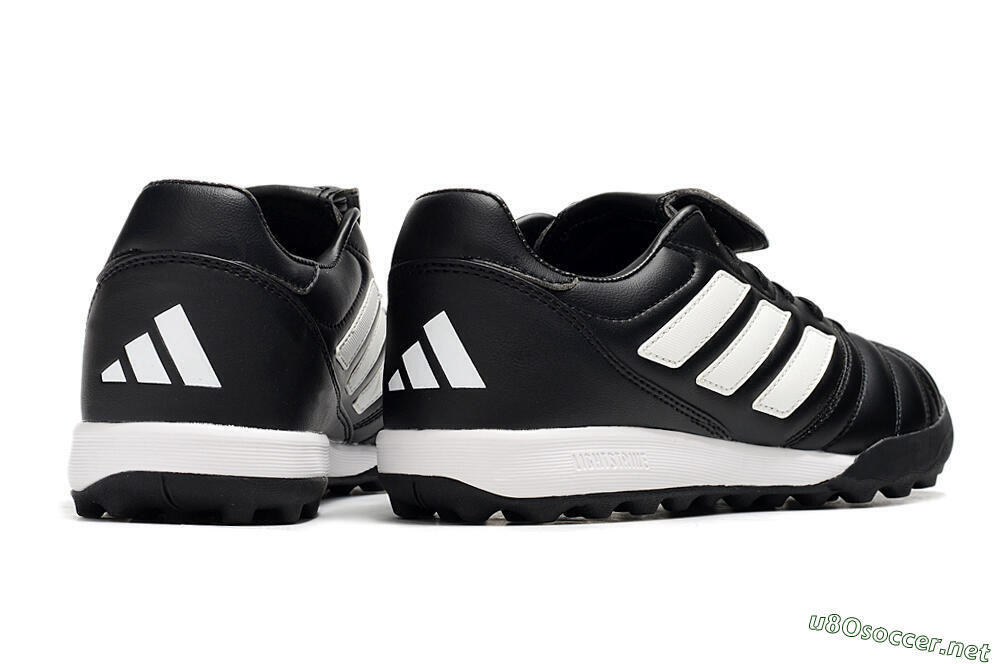 Men's Adidas Copa Gloro TF Football Shoes - Black/White 6