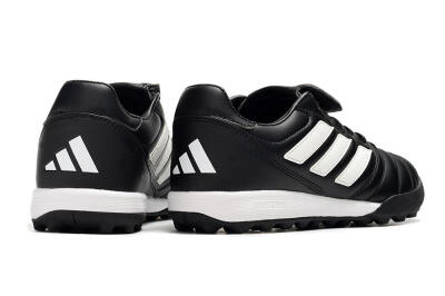 Men's Adidas Copa Gloro TF Football Shoes - Black/White