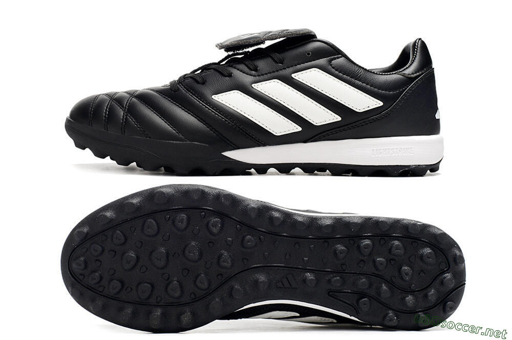 Men's Adidas Copa Gloro TF Football Shoes - Black/White 1